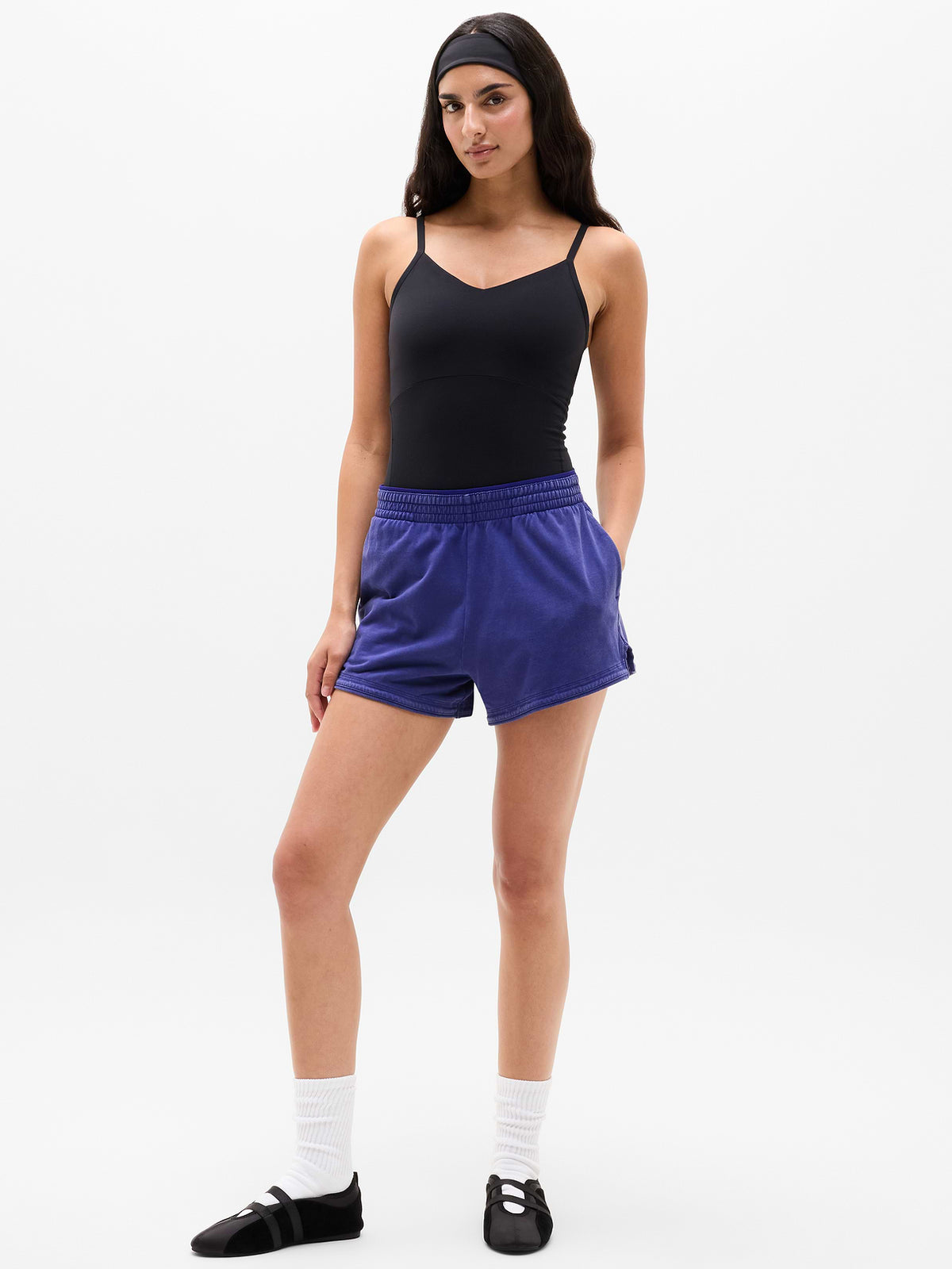 Airy Cotton Terry Shortie - Mystic