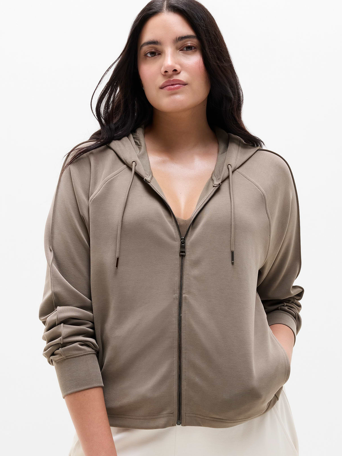 Seasoft Classic 1/4 Zip Sweatshirt - Umber