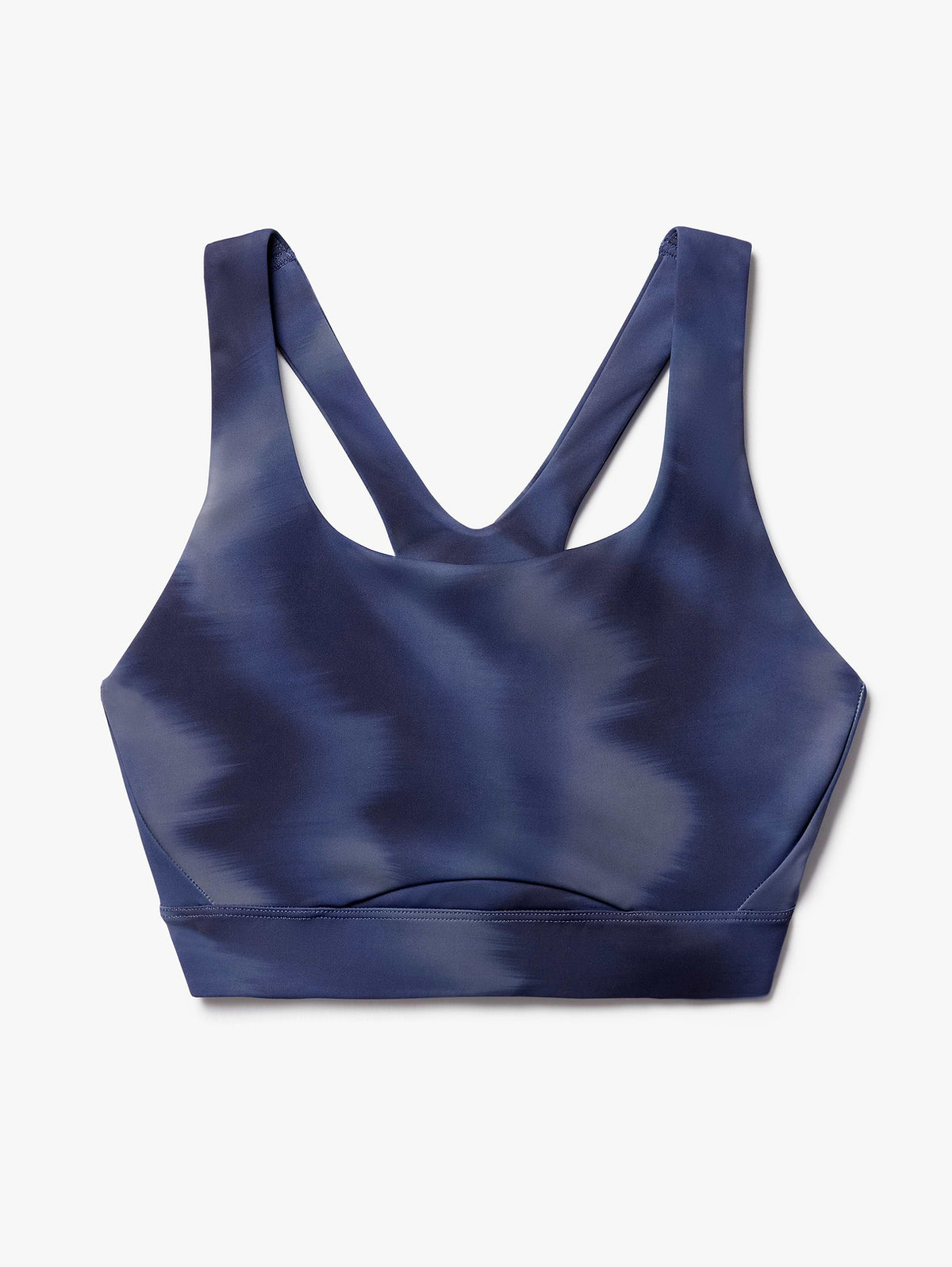 Interval Sports Bra A-C - Motion Abstract Navy