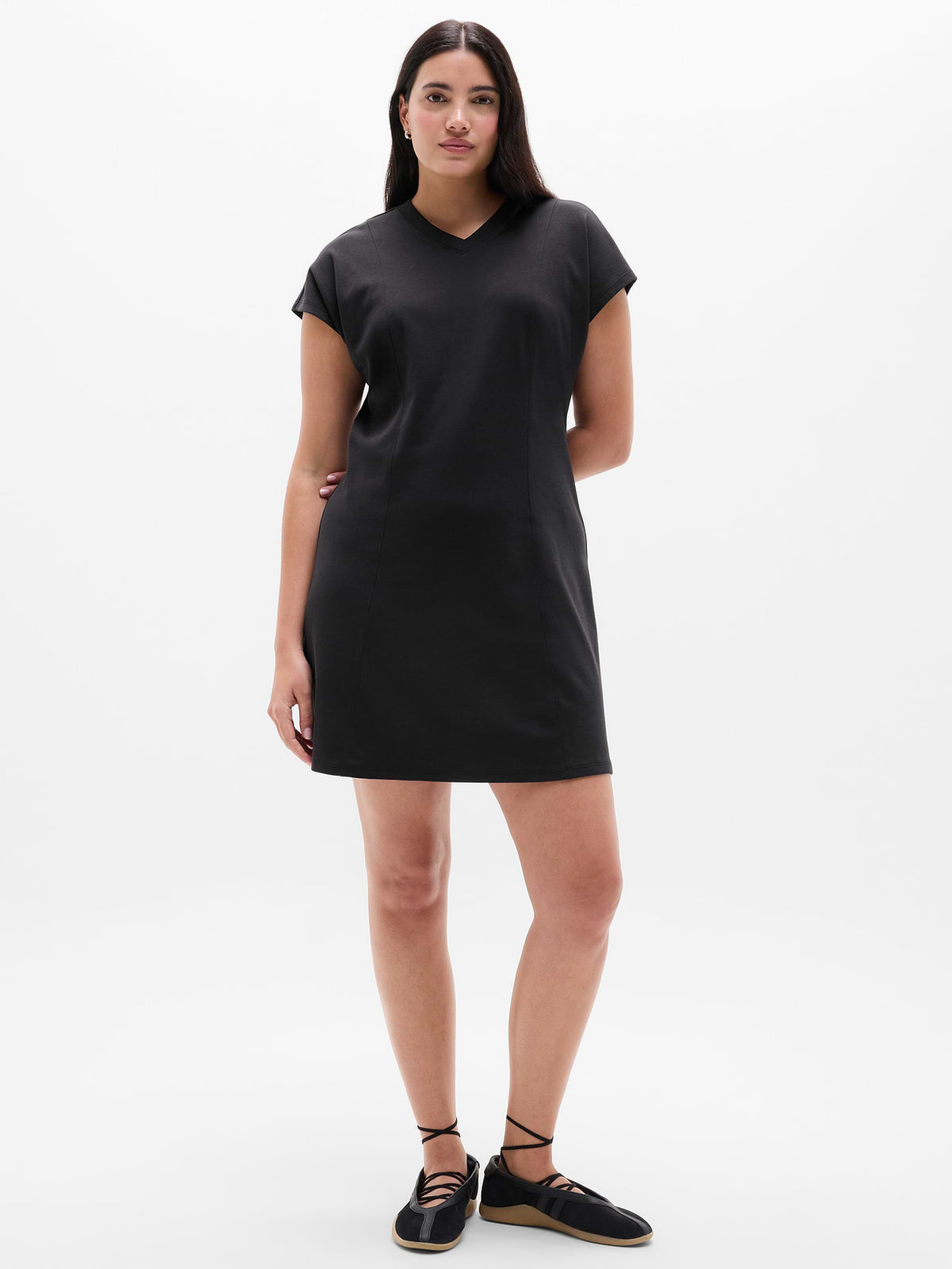 Wishful Cotton Dress - Black