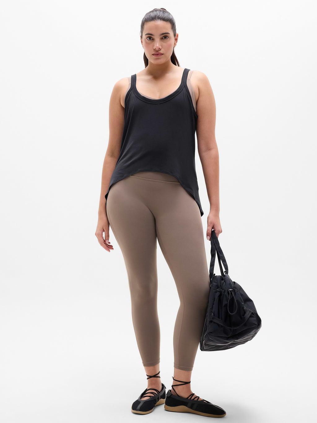 Move With Ease Scoop Tank - Black