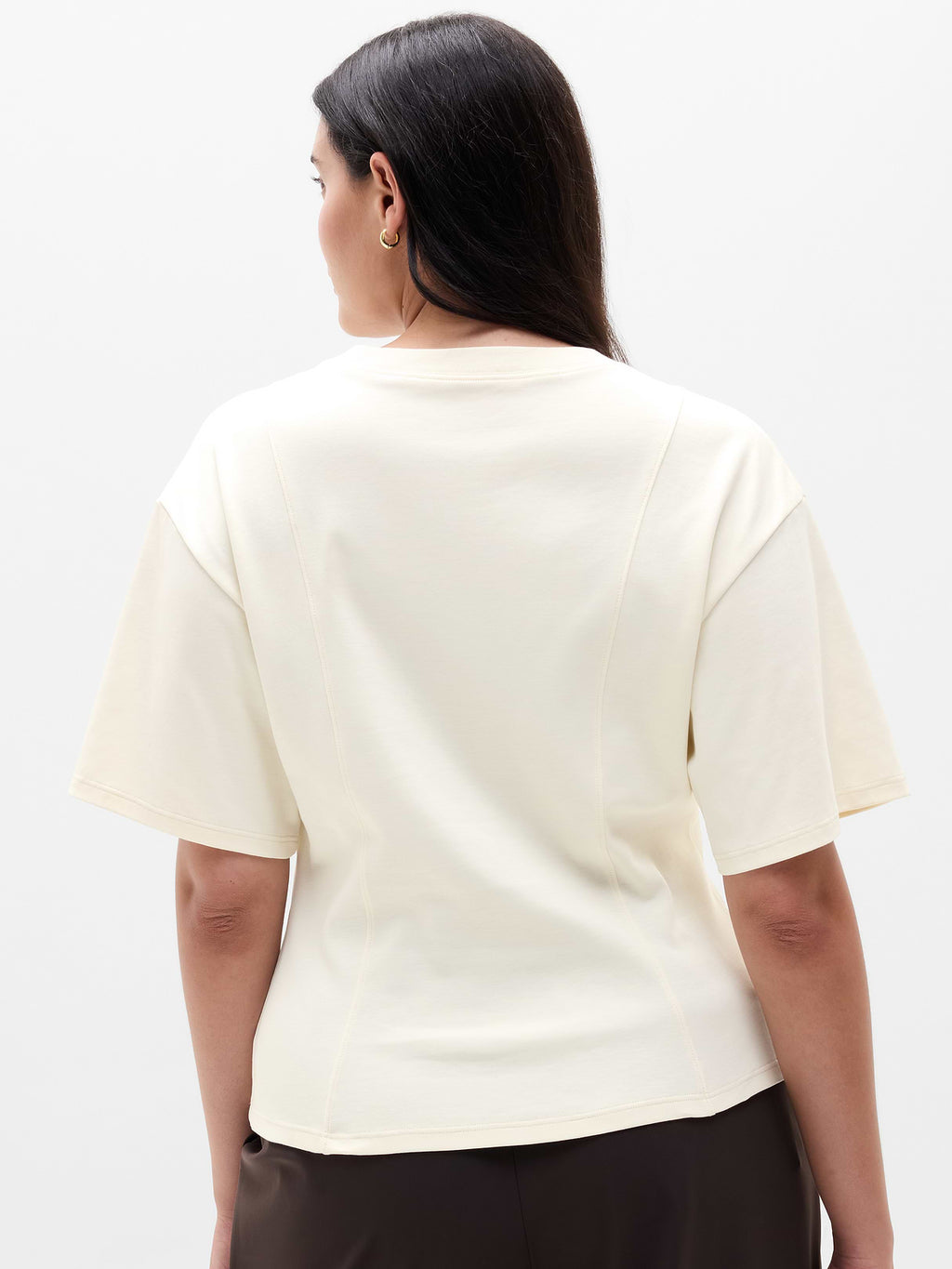 Wishful Cotton Tee - Pearl