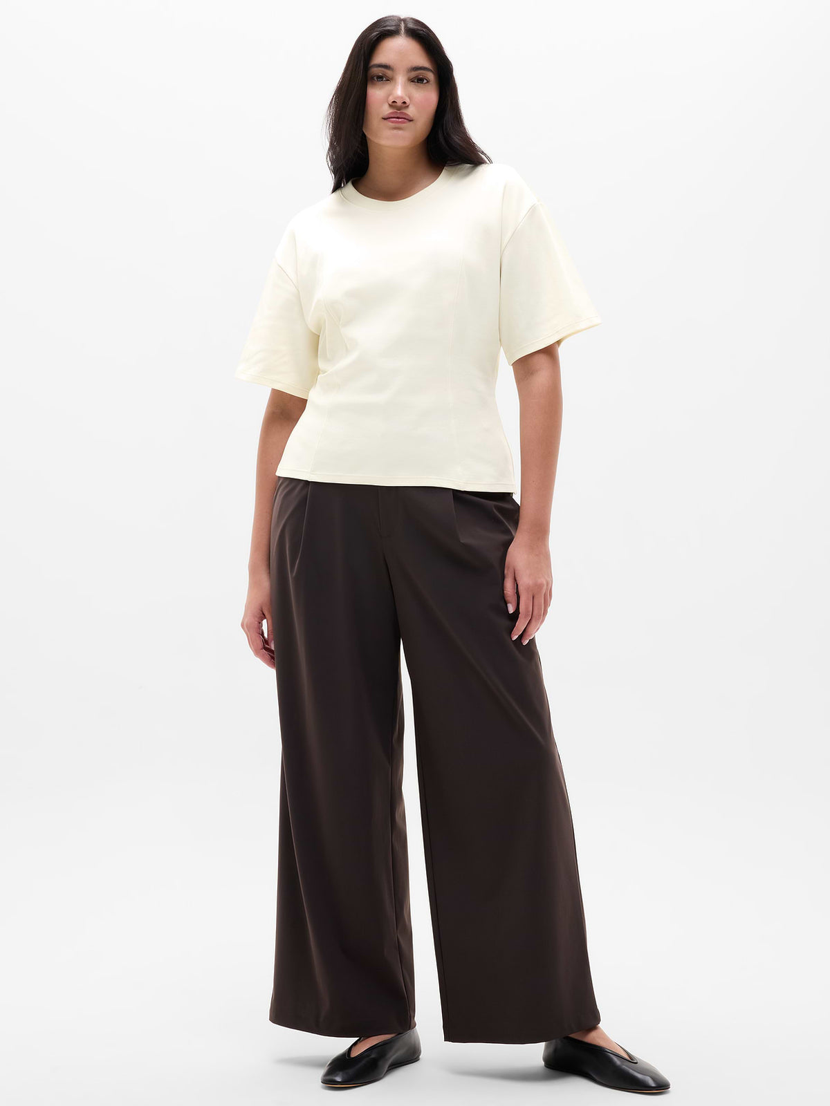 Wishful Cotton Tee - Pearl
