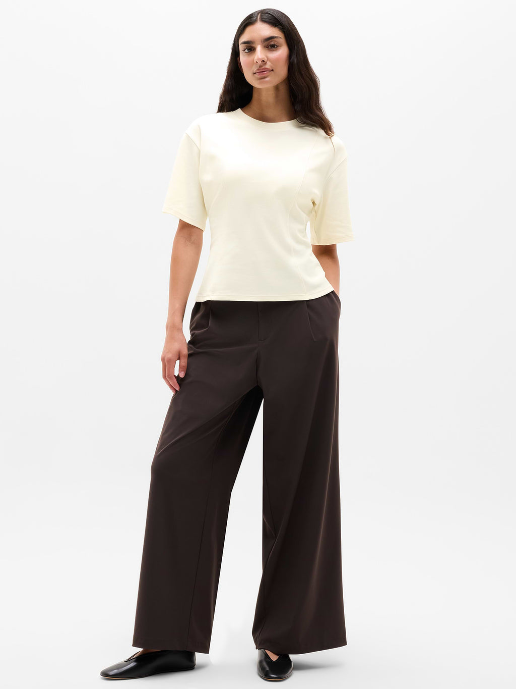 Wishful Cotton Tee - Pearl