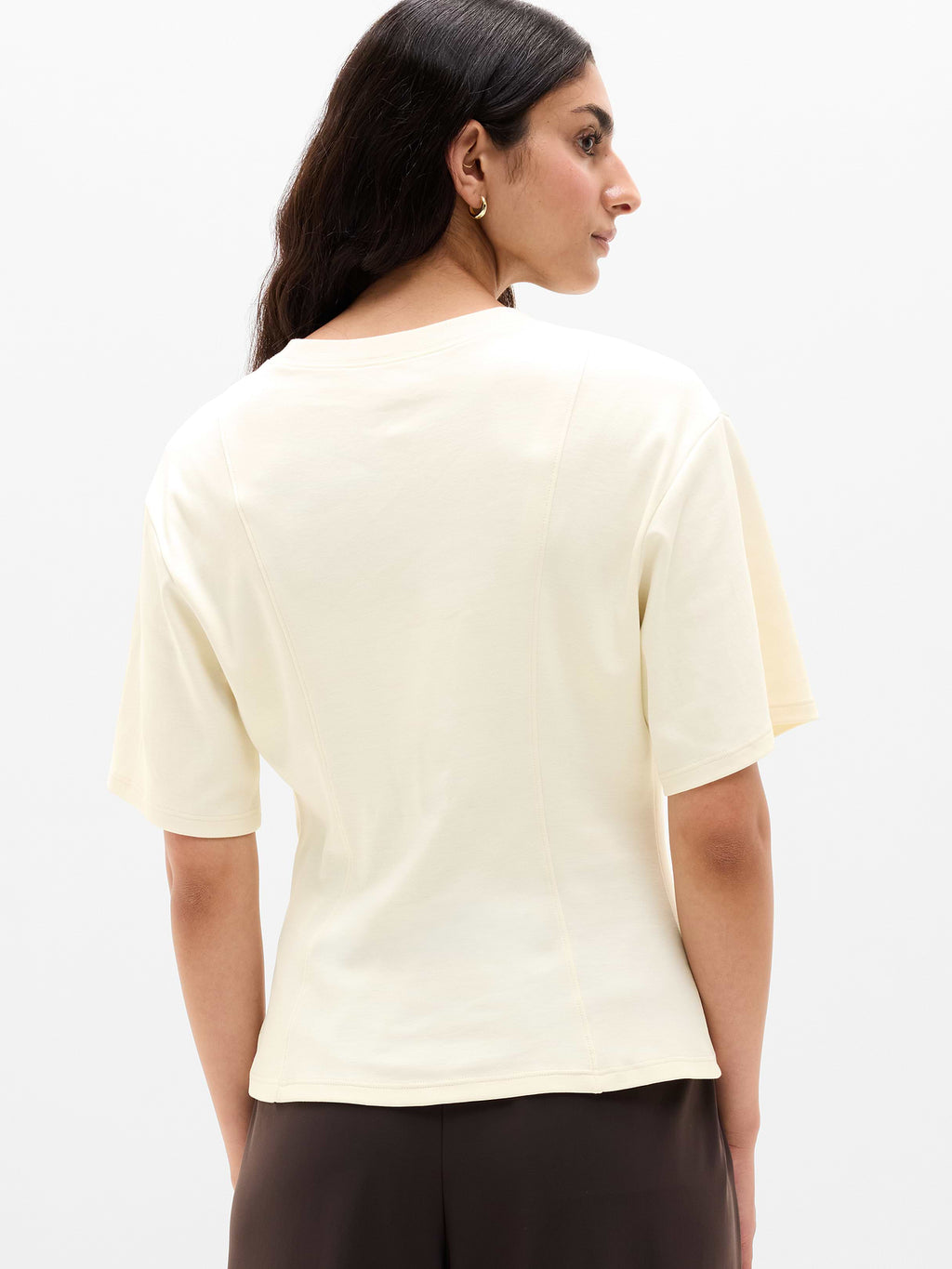 Wishful Cotton Tee - Pearl