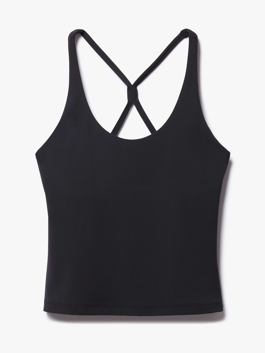 Transcend Crossback Built-In Bra Tank - Black
