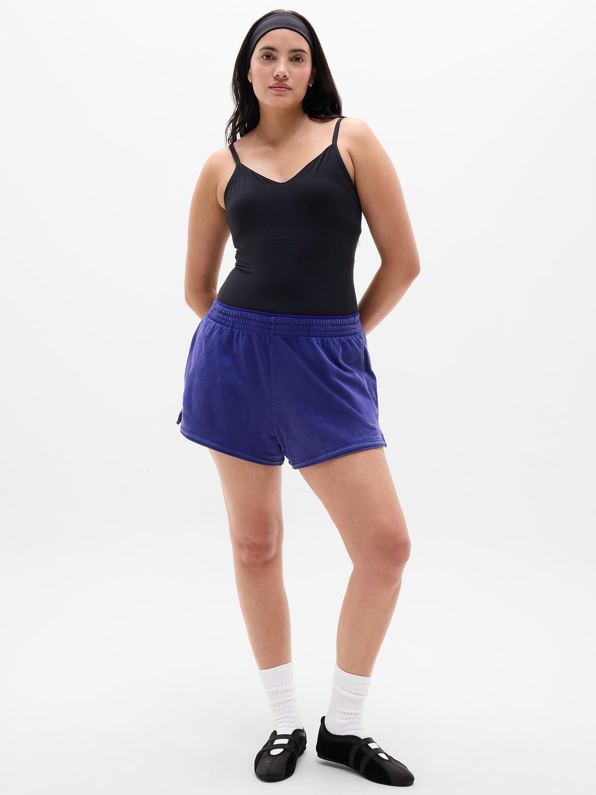 Airy Cotton Terry Shortie - Mystic