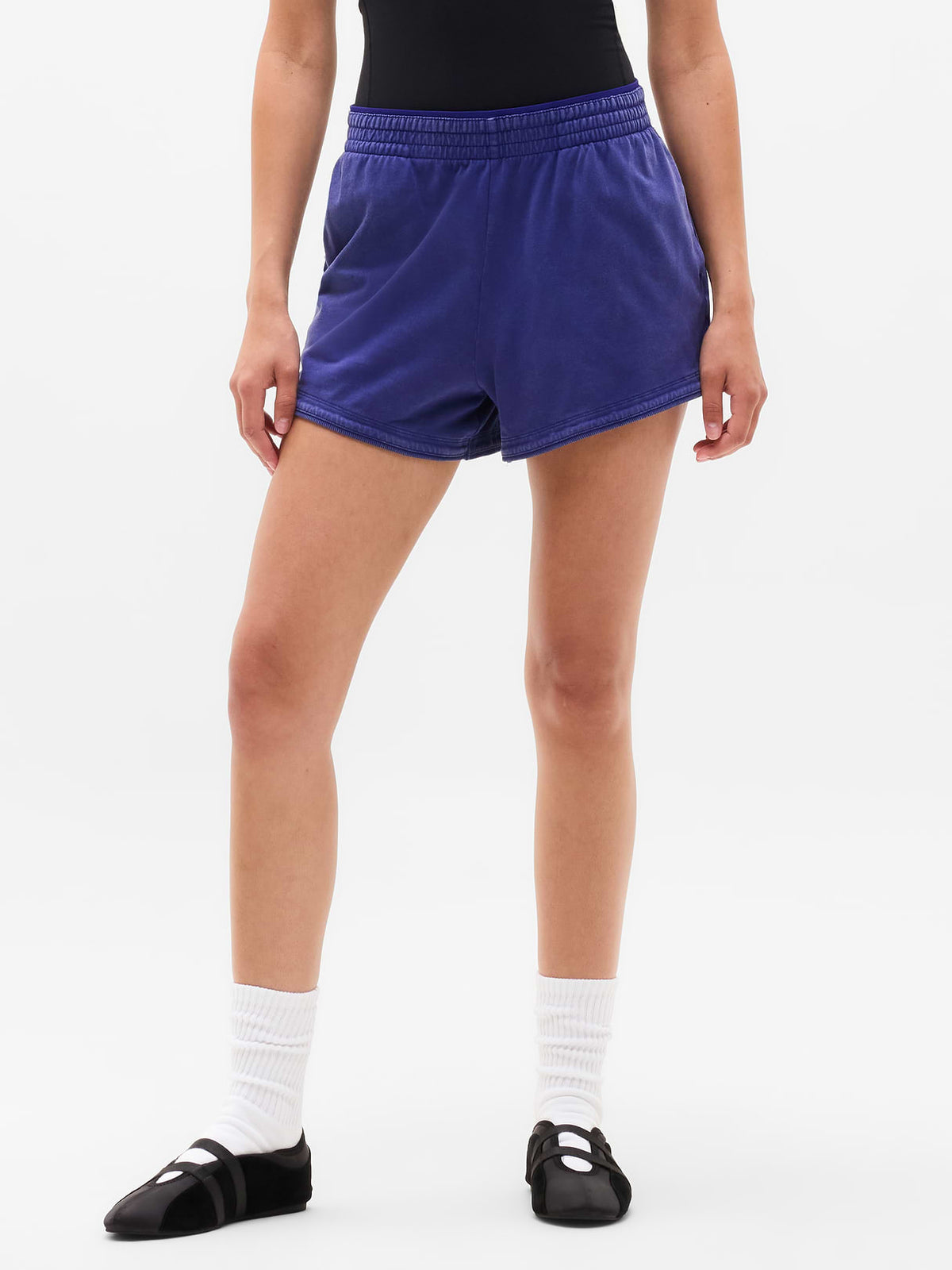 Airy Cotton Terry Shortie - Mystic
