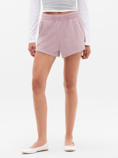 Airy Cotton Terry Shortie - Blush