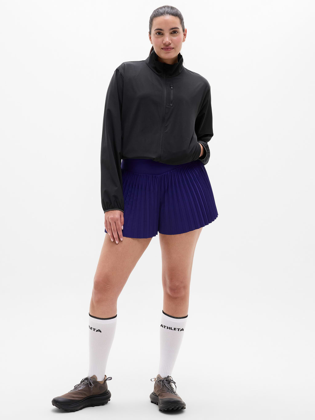 Featherweight Plissé Run Short - Mystic