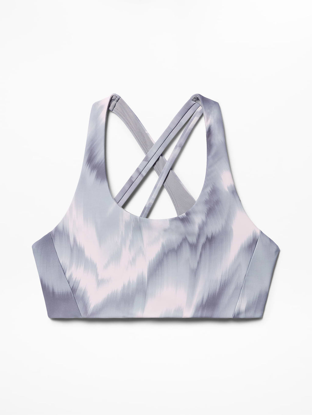 Circuit Train Sports Bra A-C - Motion Abstract Grey