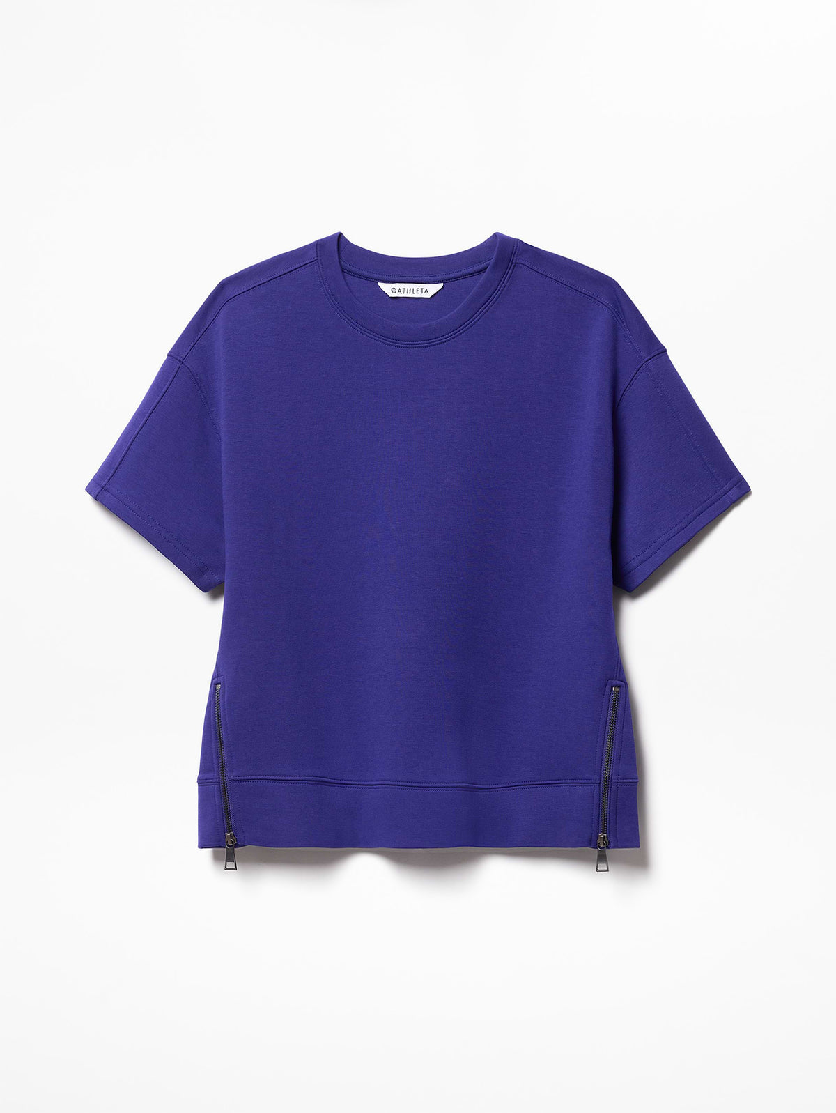Form Knit Sweatshirt Tee - Mystic