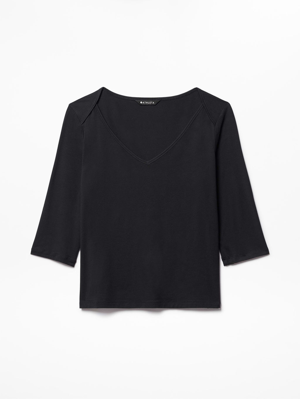 Foundation Midi Sleeve Tee - Black