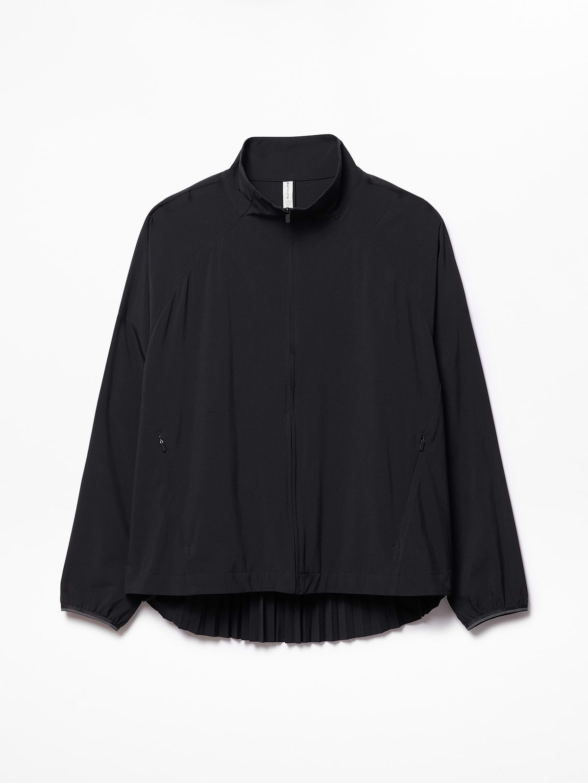 Featherweight Plissé Jacket - Black