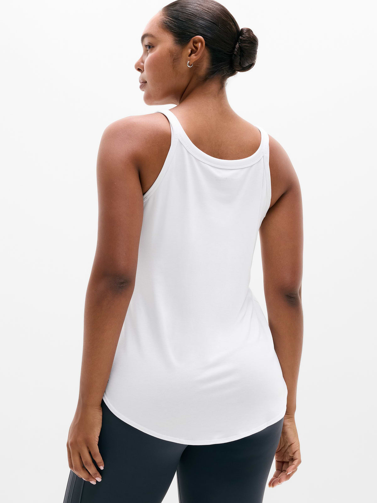 Move With Ease Scoop Tank - Bright White