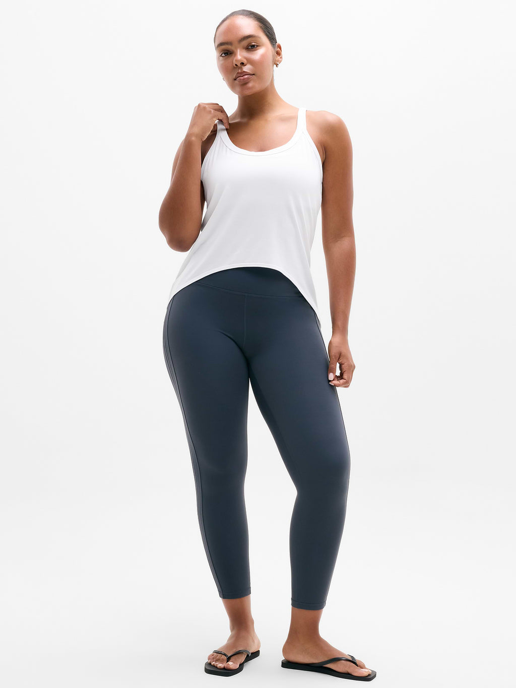 Move With Ease Scoop Tank - Bright White