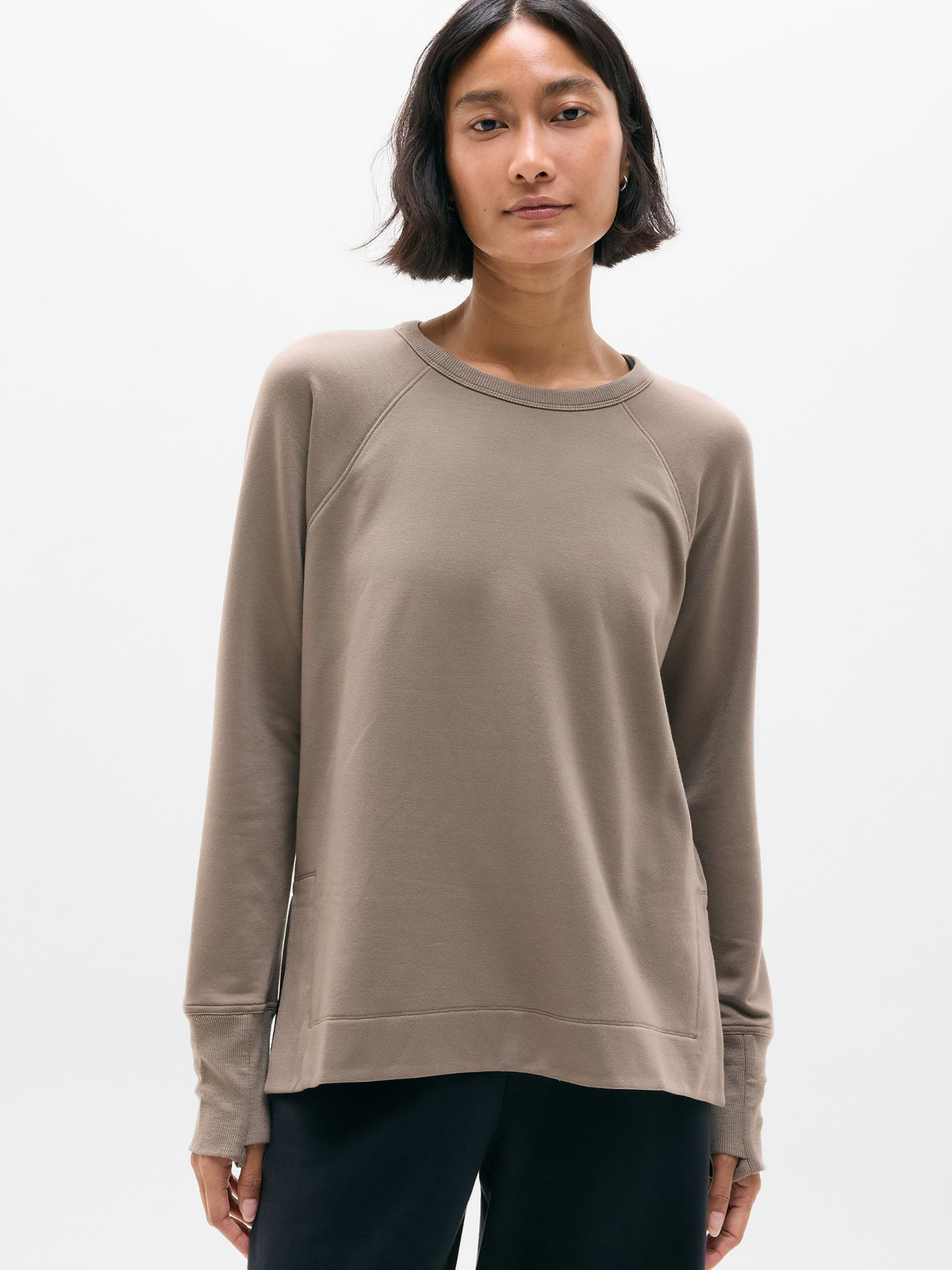 Coaster Luxe V-Neck Sweatshirt - Umber