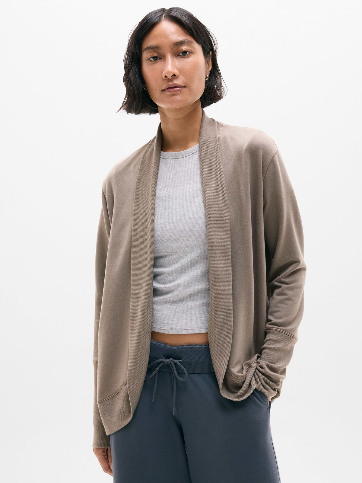 Coaster Luxe Open Cardigan - Umber