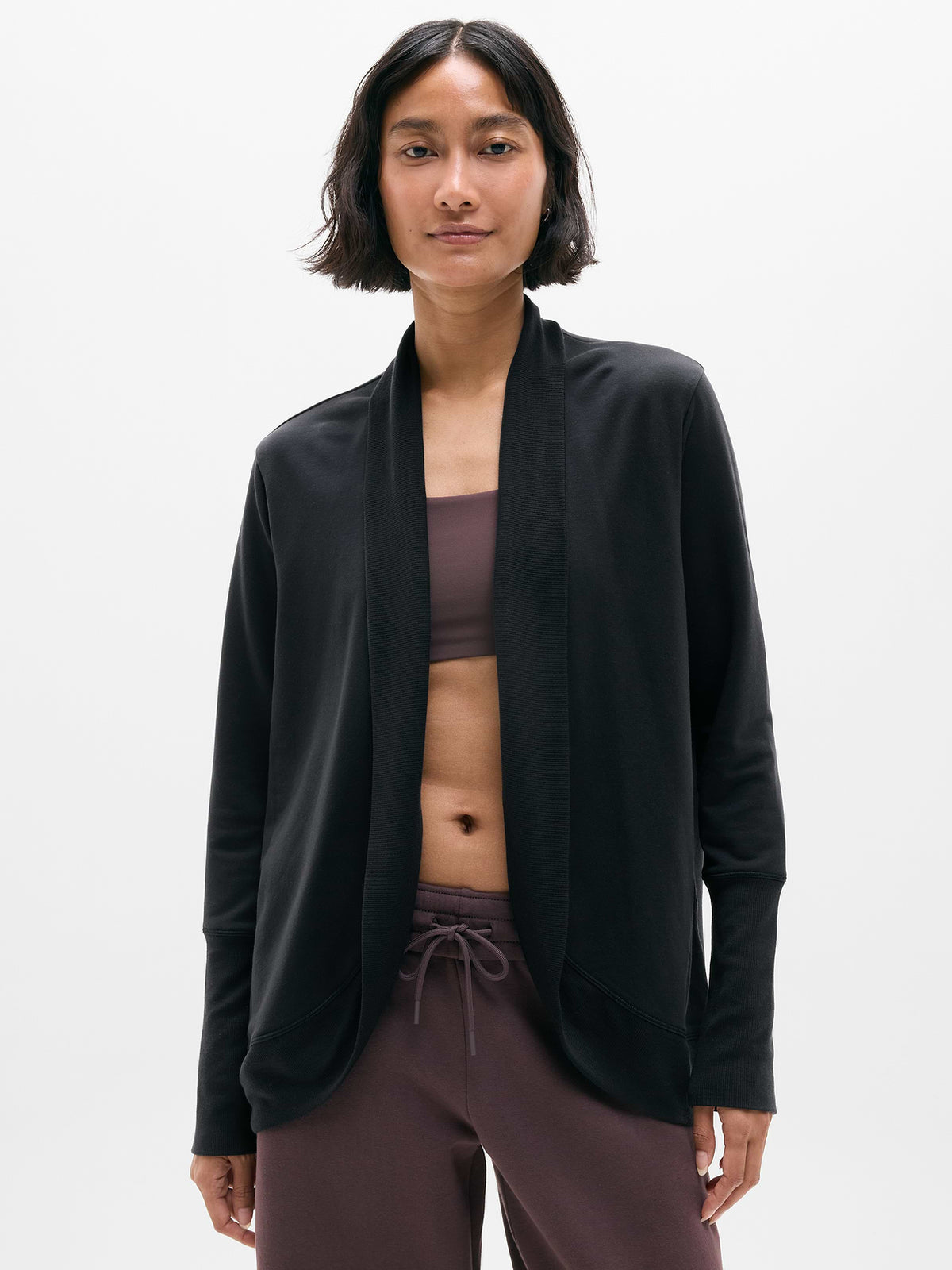Coaster Luxe Open Cardigan - Black