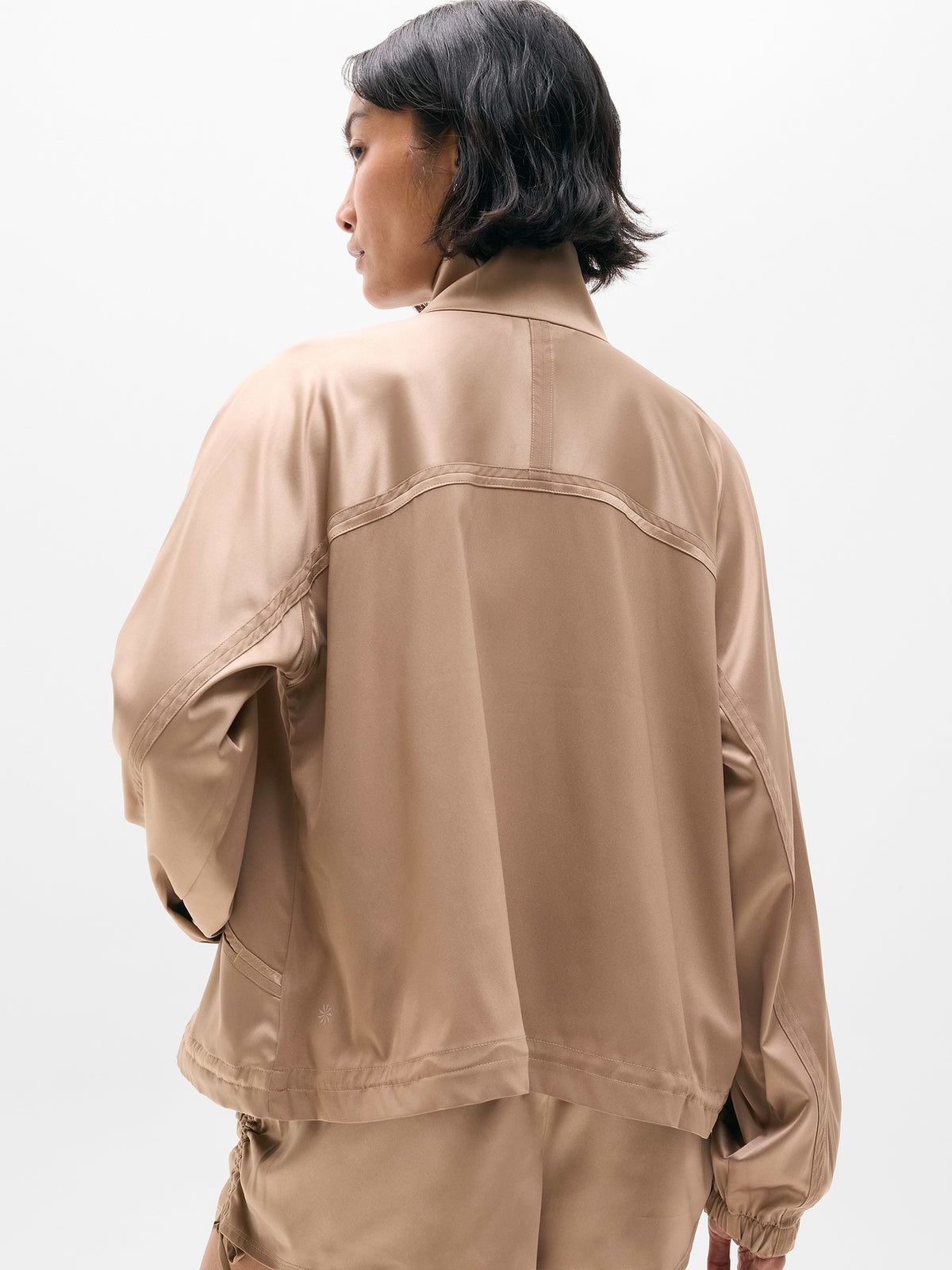 Featherweight Satin Jacket - Savanna