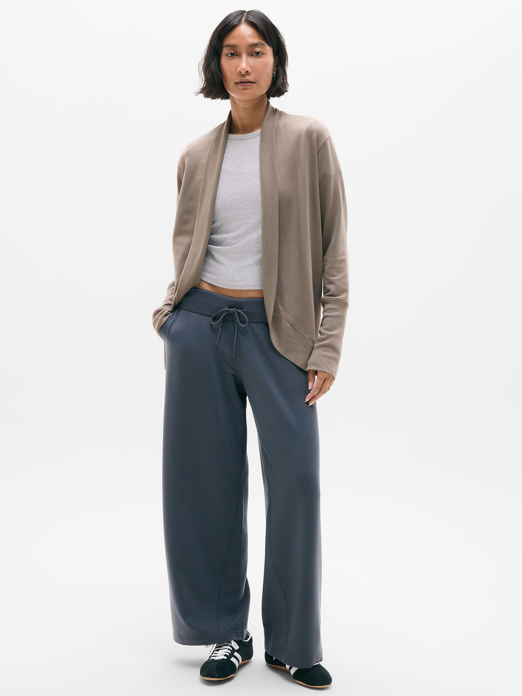 Coaster Luxe Open Cardigan - Umber