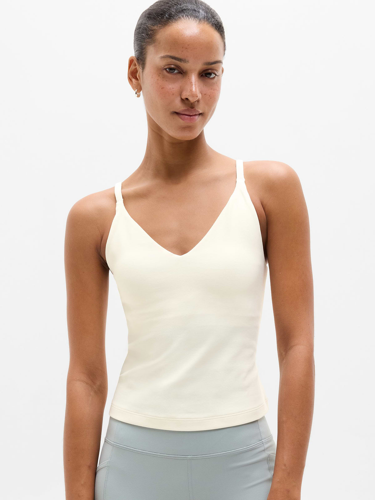 Intuition Built-In Bra Tank - Pearl