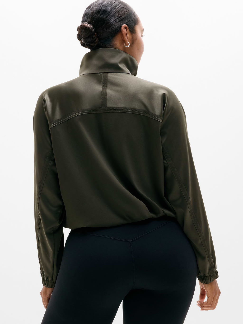 Featherweight Satin Jacket - Jungle