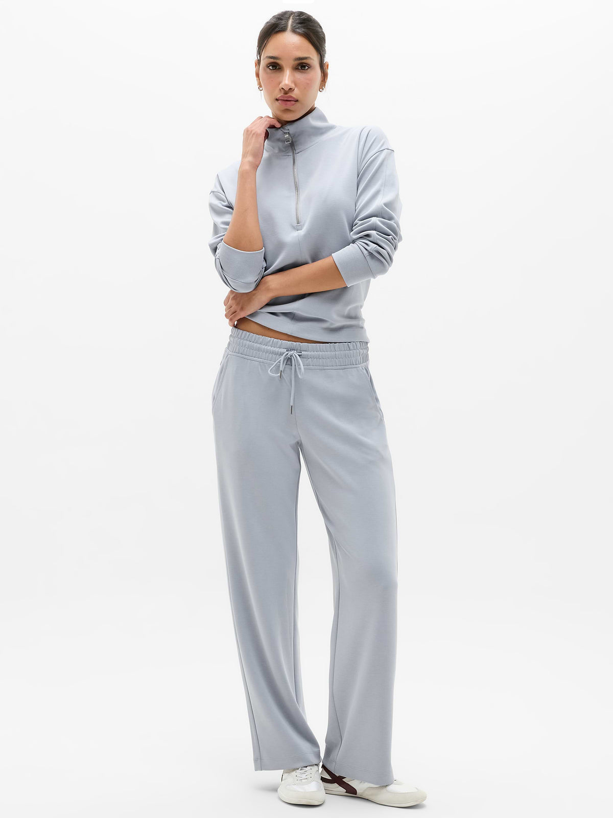 Seasoft Mid Rise Straight Pant - Blue Star