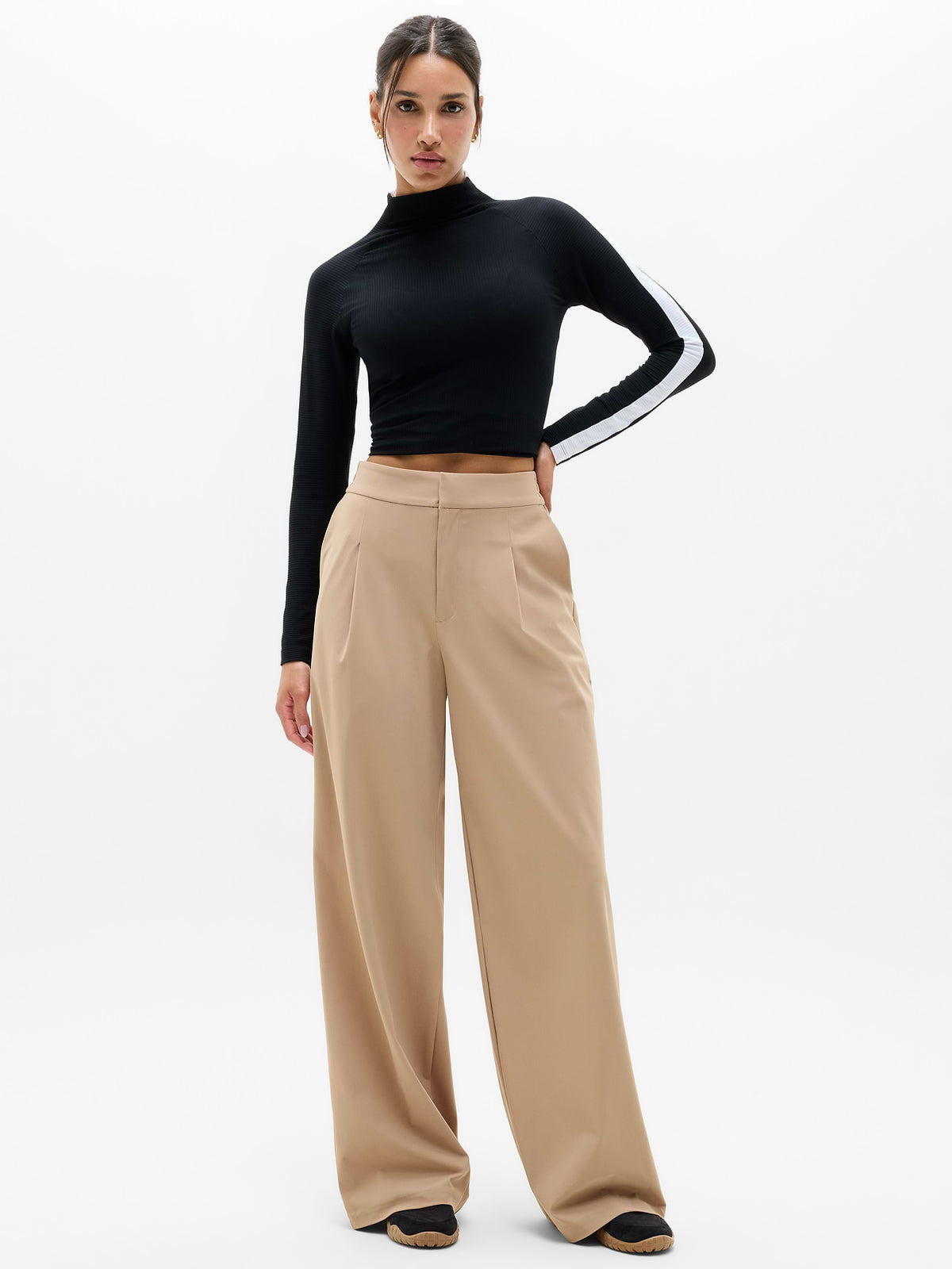 Pinnacle High Rise Trouser - Savanna