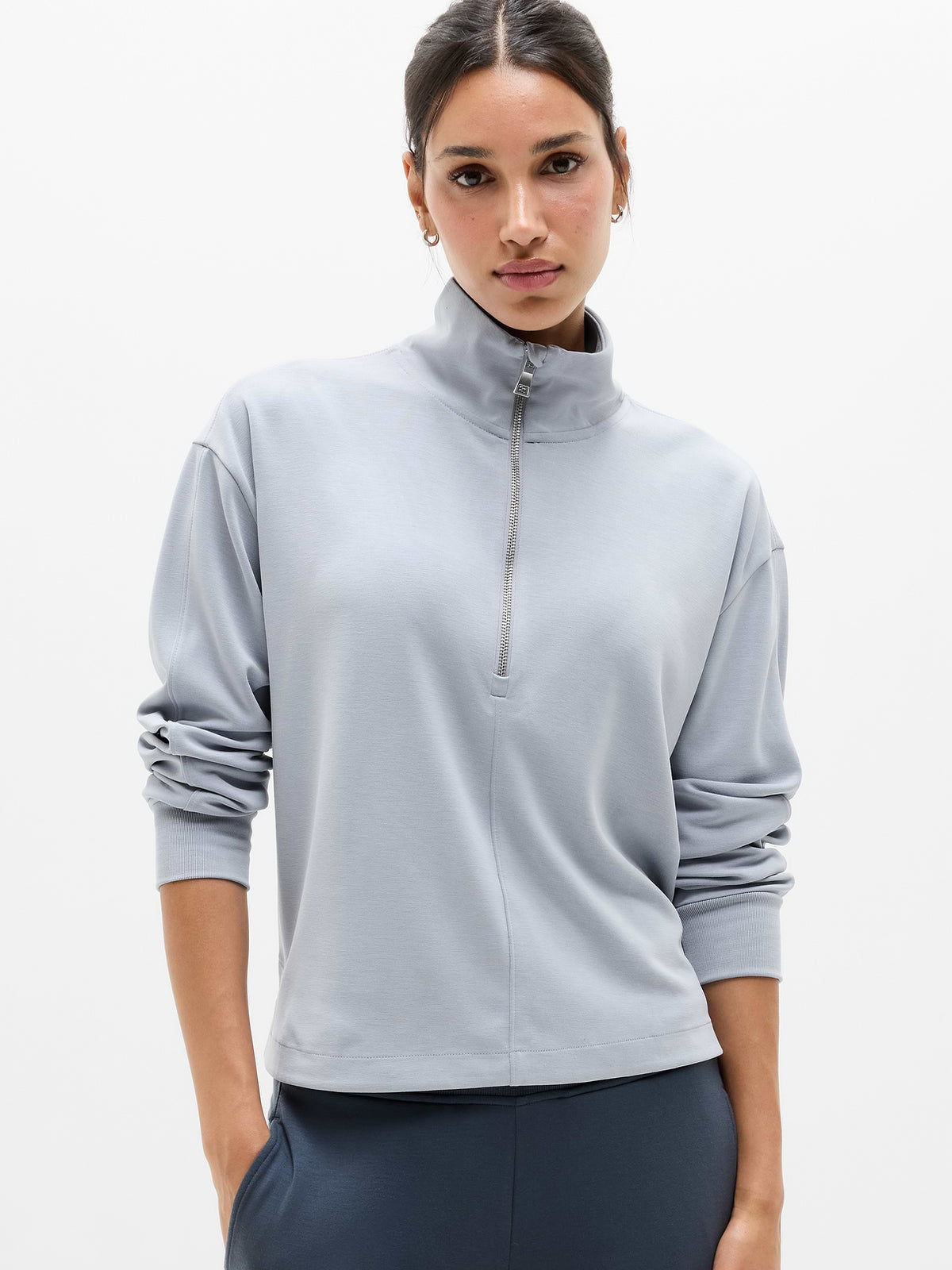 Seasoft Classic 1/4 Zip Sweatshirt - Blue Star