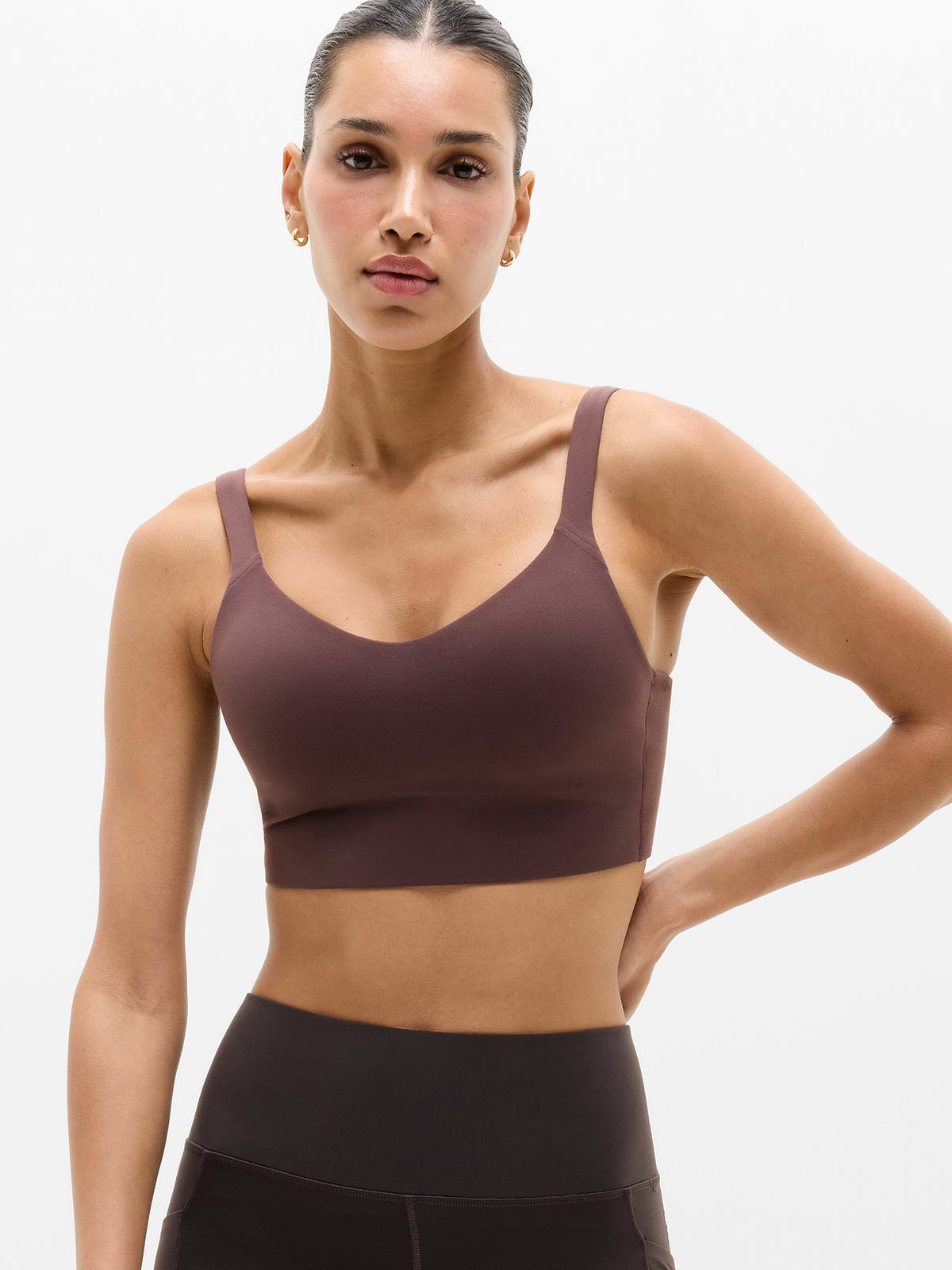 Perfect Form Strappy Longline Bra A-C - Nocturnal