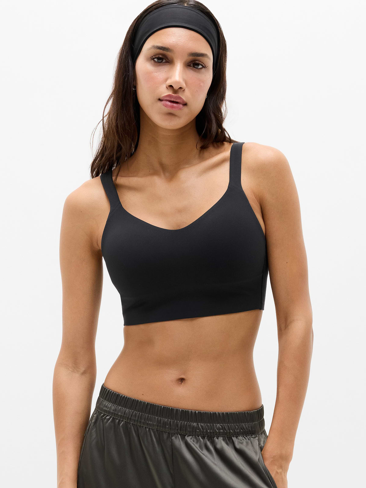 Perfect Form Strappy Longline Bra A-C - Black