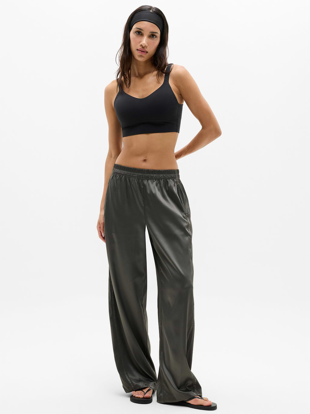 Perfect Form Strappy Longline Bra A-C - Black