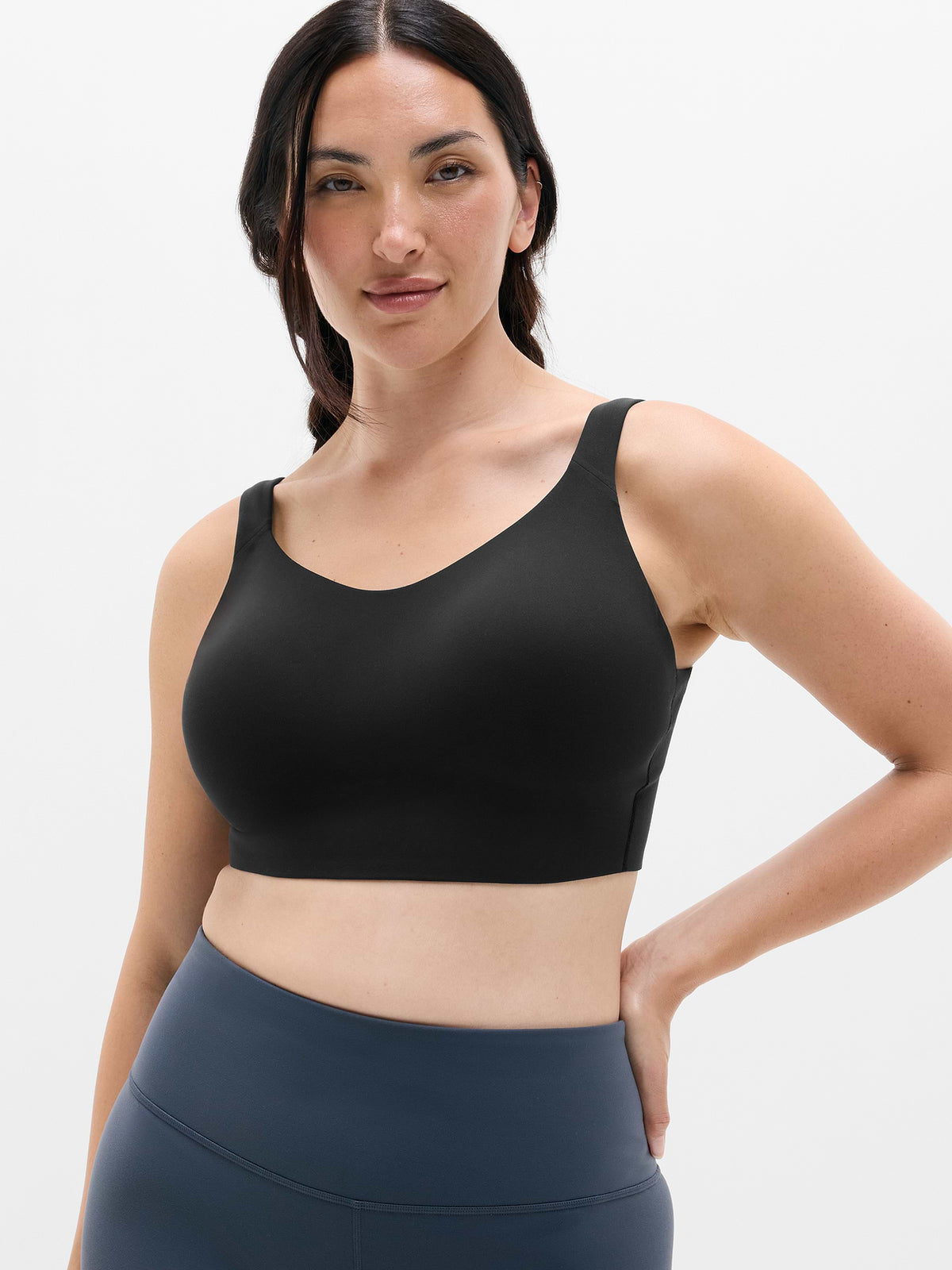 Perfect Form Strappy Longline Bra A-C - Black