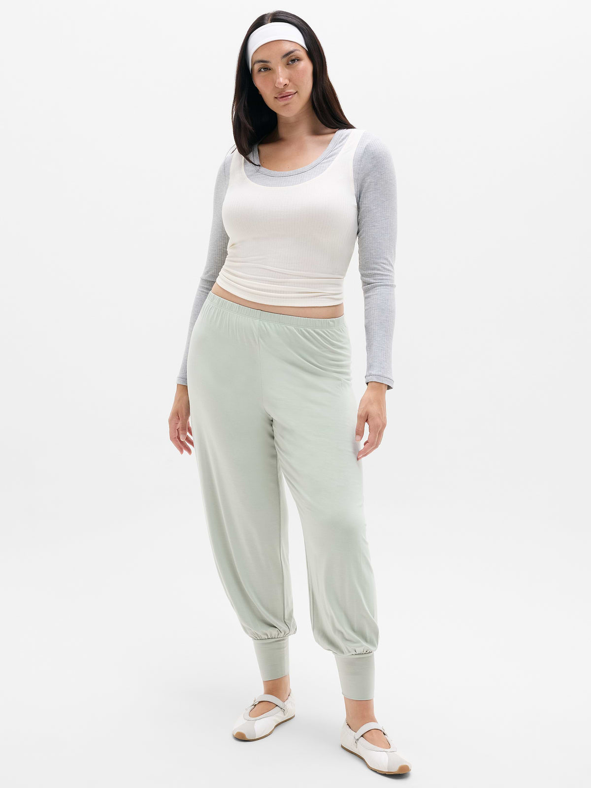 Dream Drape Mid Rise Pant - Vera