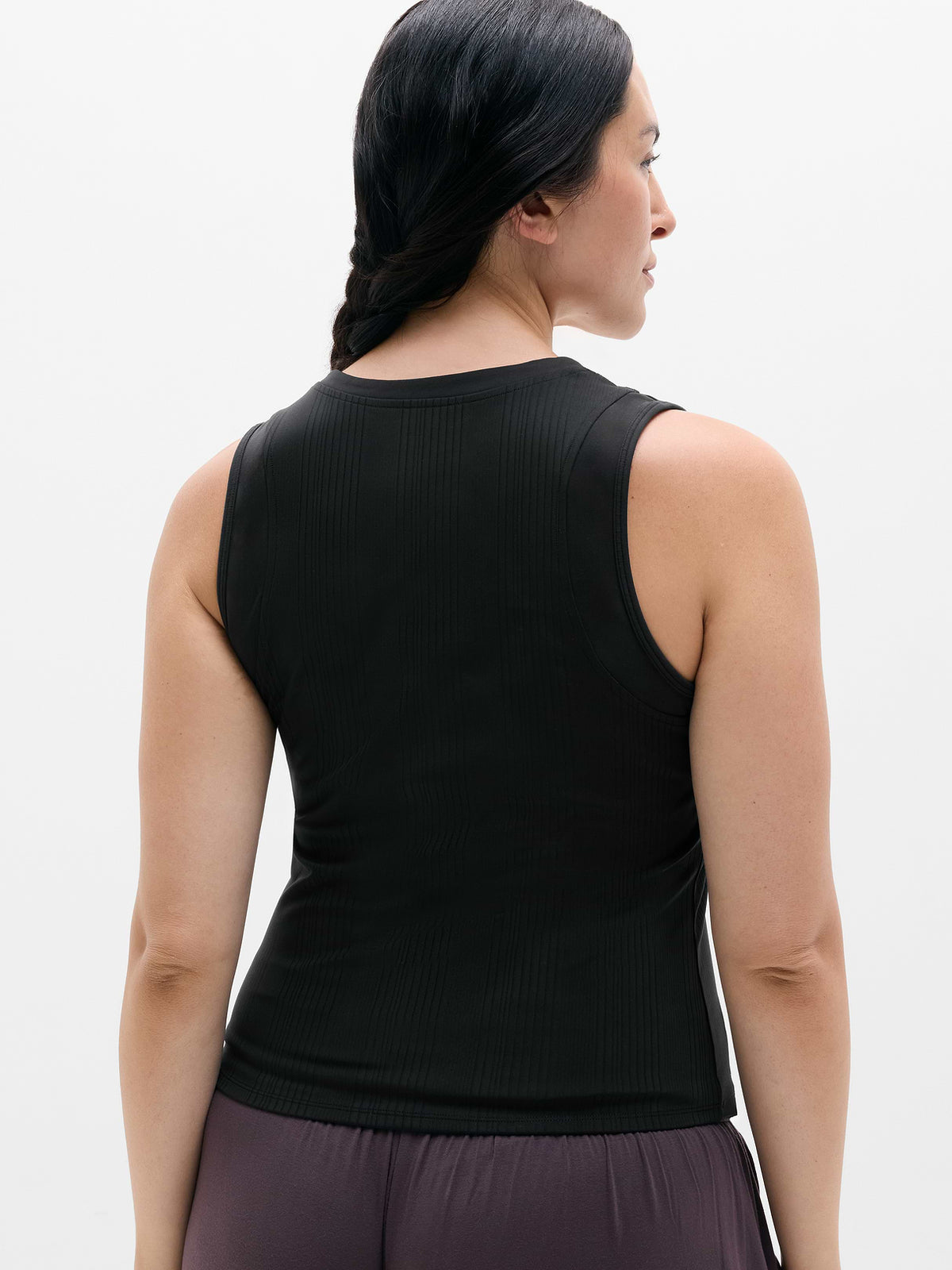 Eternity Rib Tank - Black