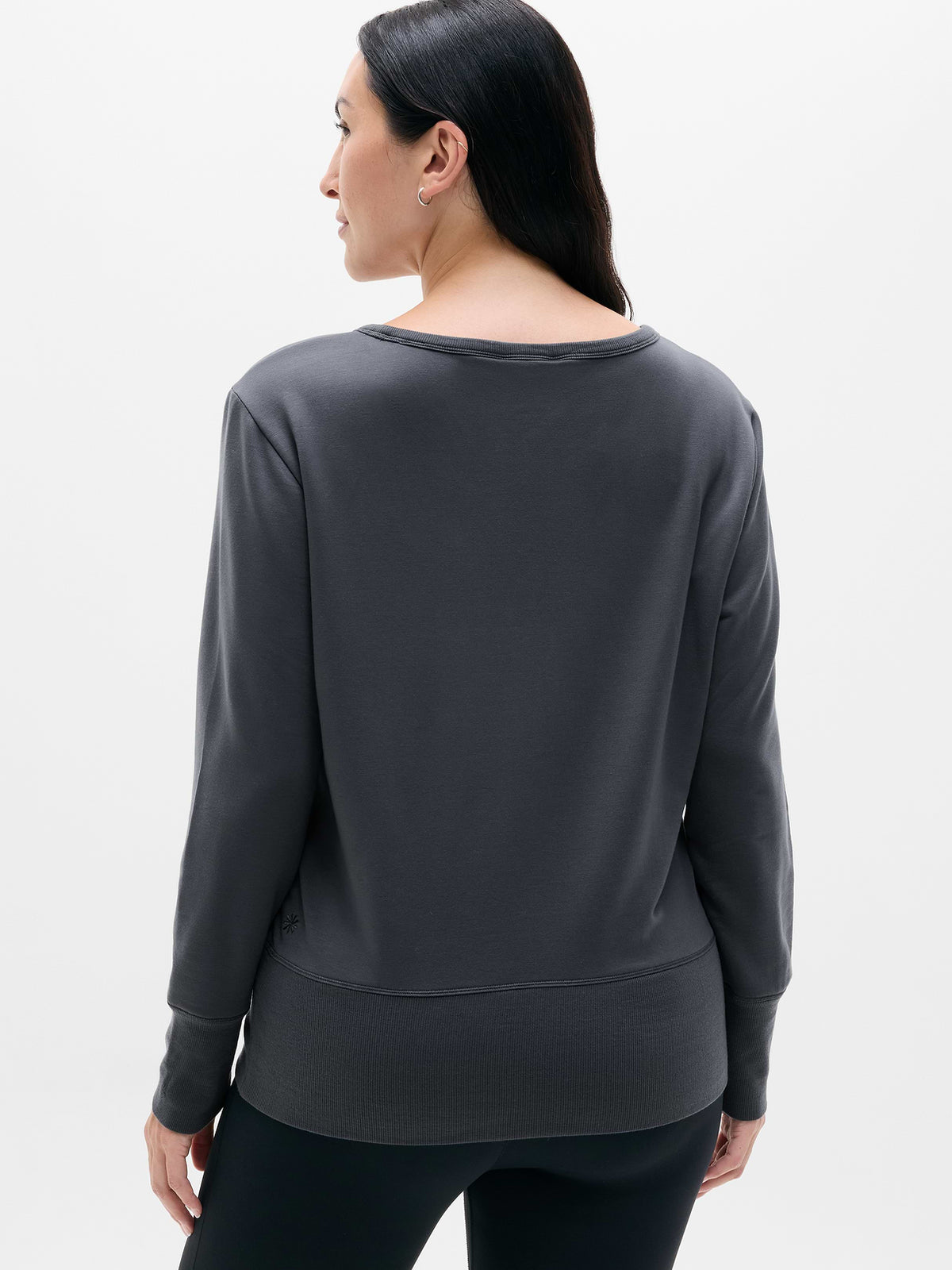 Coaster Luxe V-Neck Sweatshirt - Ash