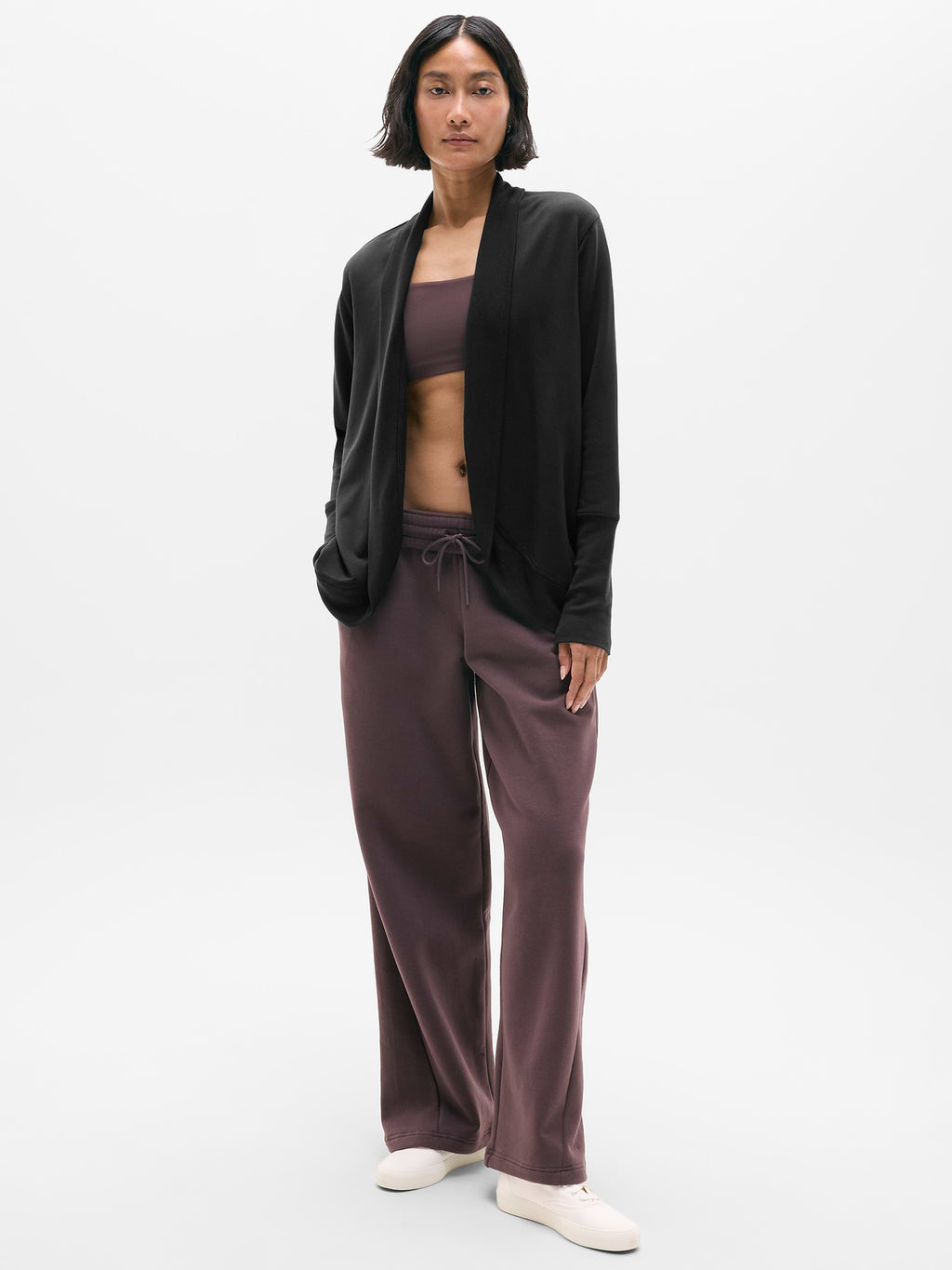 Coaster Luxe Open Cardigan - Black