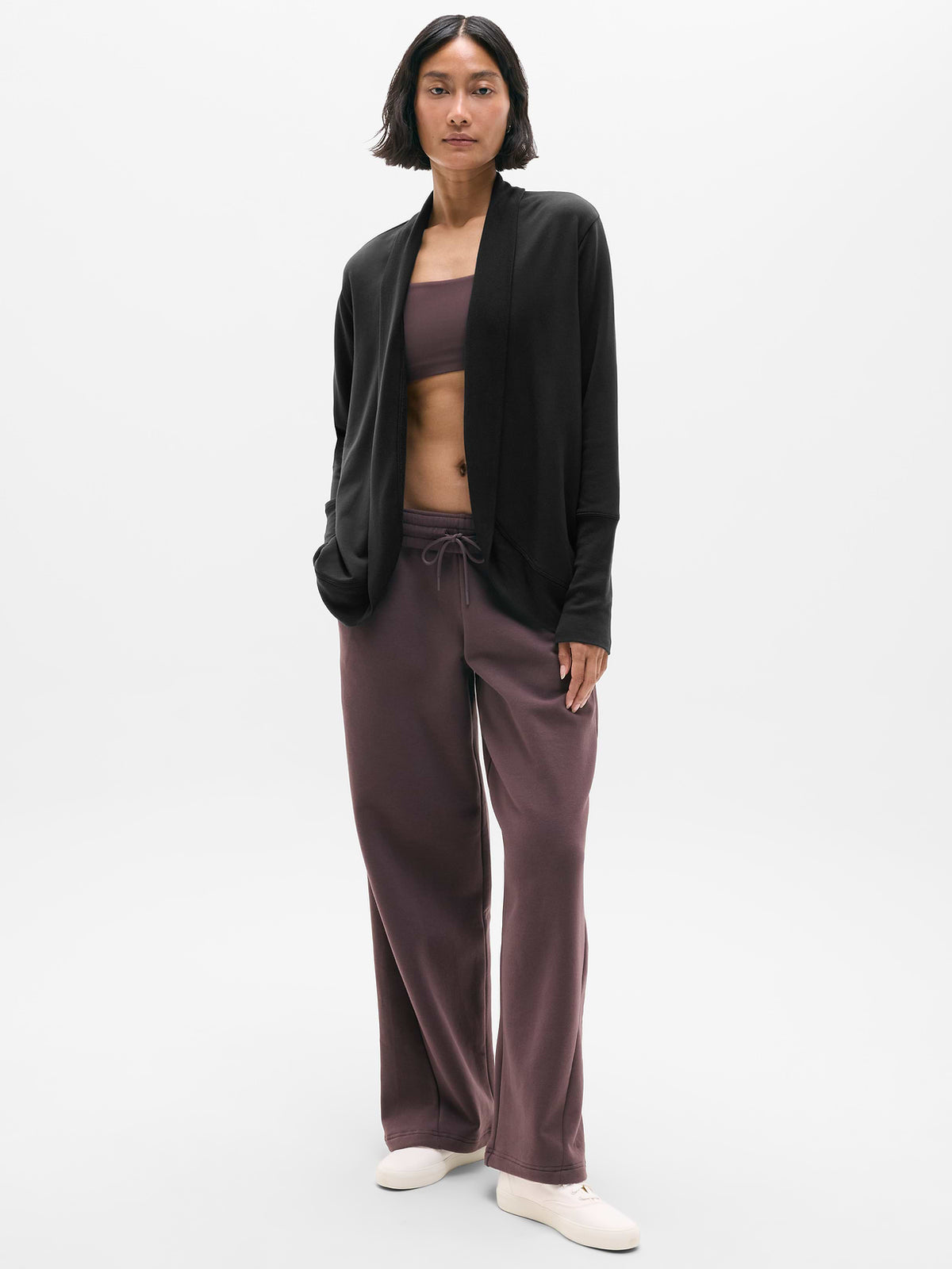 Coaster Luxe Open Cardigan - Black