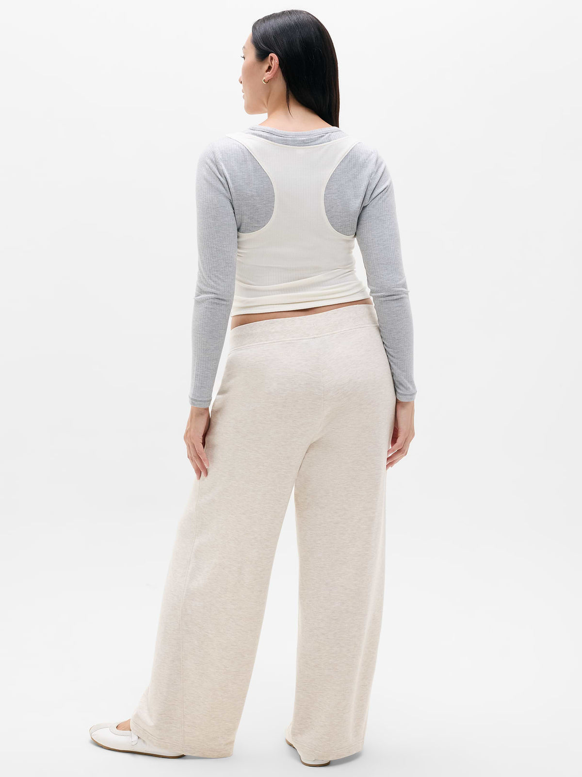 Coaster Luxe Straight Leg Pant - Sandstone Heather