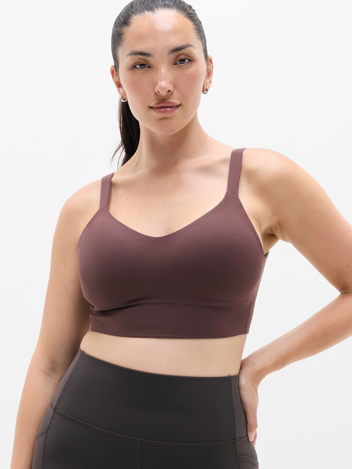 Perfect Form Strappy Longline Bra A-C - Nocturnal