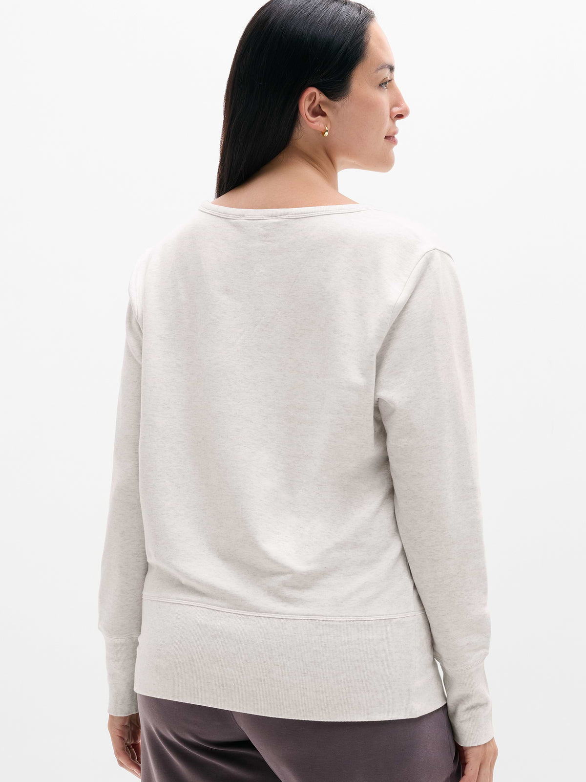 Coaster Luxe V-Neck Sweatshirt - Fog Grey Heather