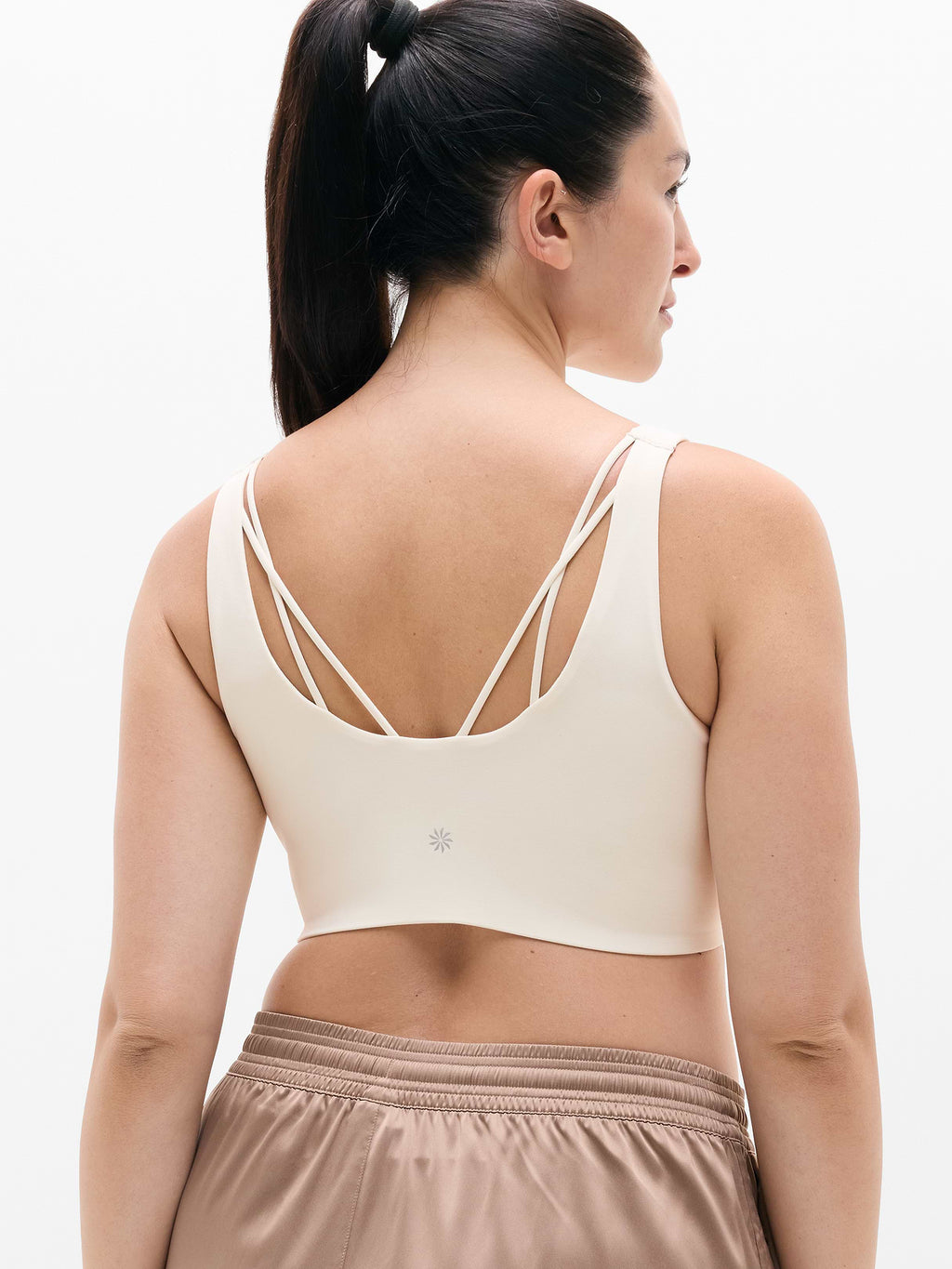 Perfect Form Strappy Longline Bra A-C - Pearl