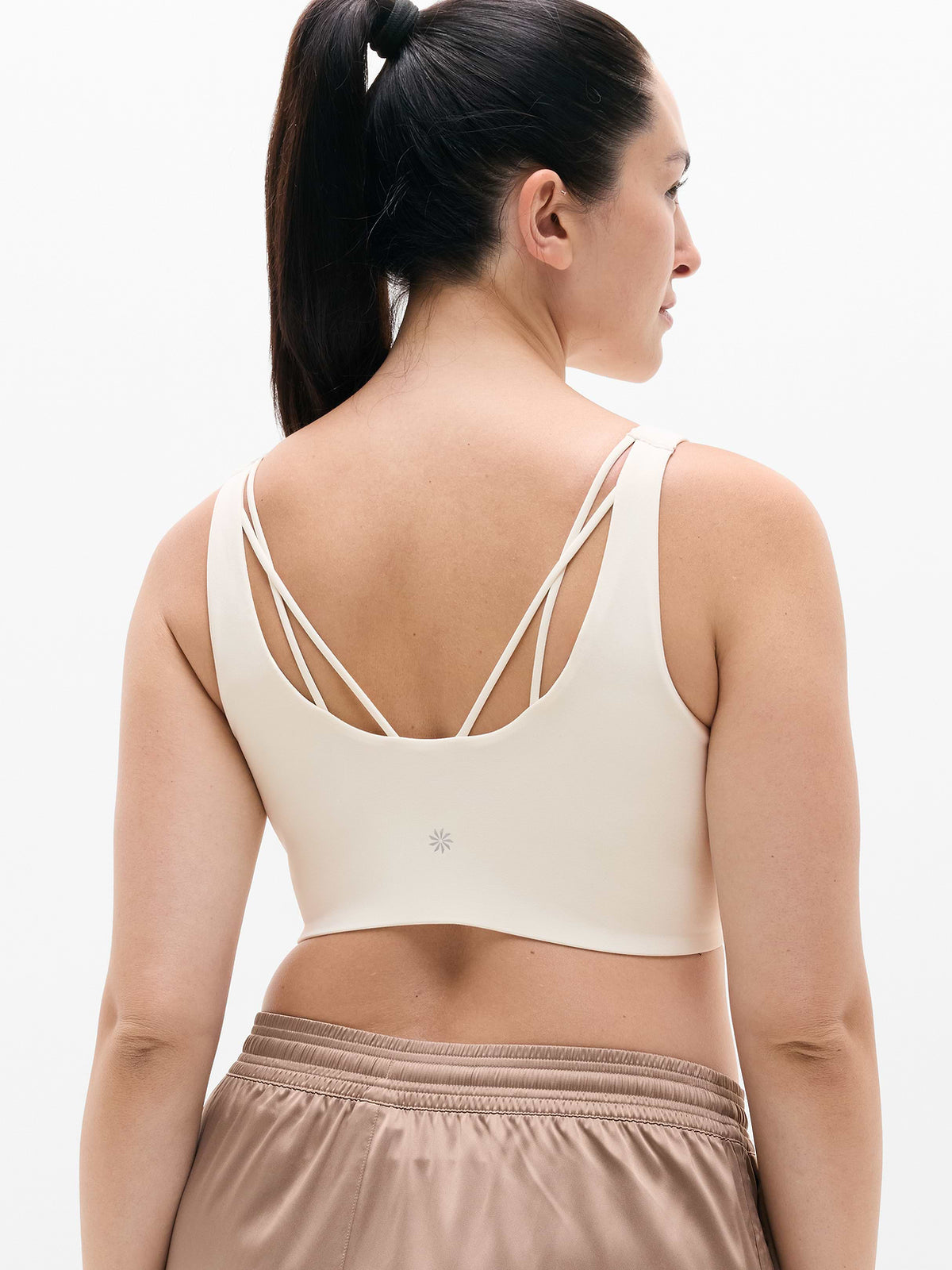 Perfect Form Strappy Longline Bra A-C - Pearl