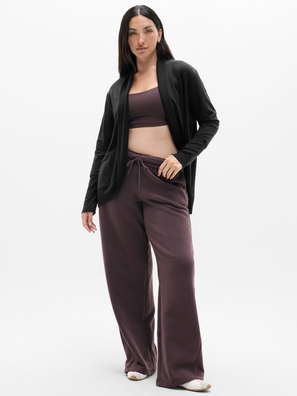 Coaster Luxe Open Cardigan - Black