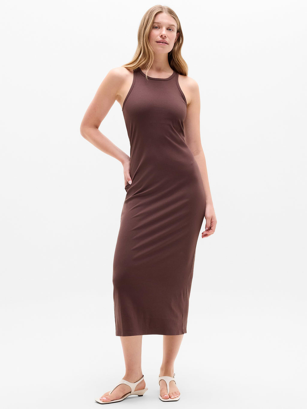 Signature Rib Maxi Dress - Nocturnal