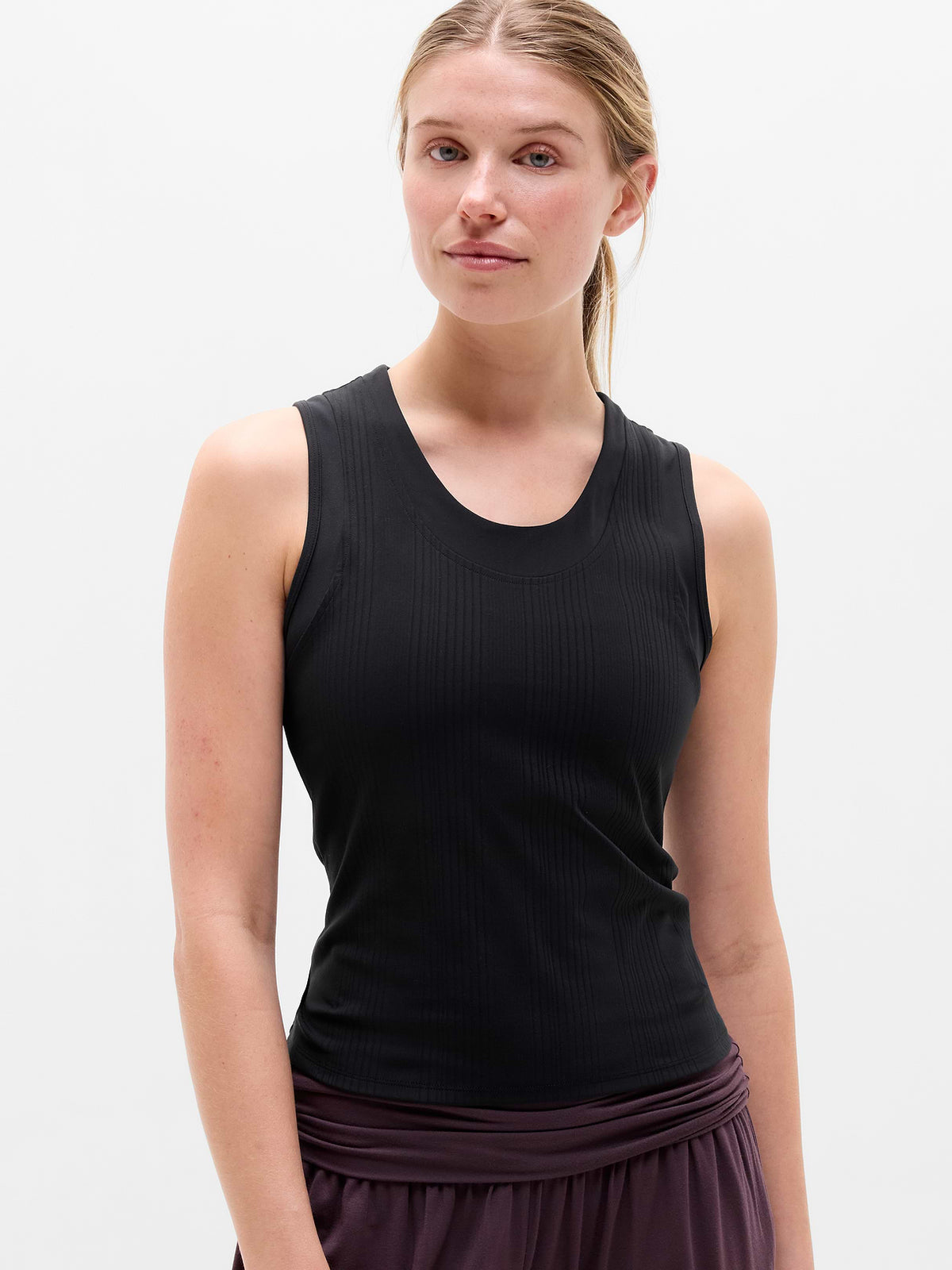 Eternity Rib Tank - Black