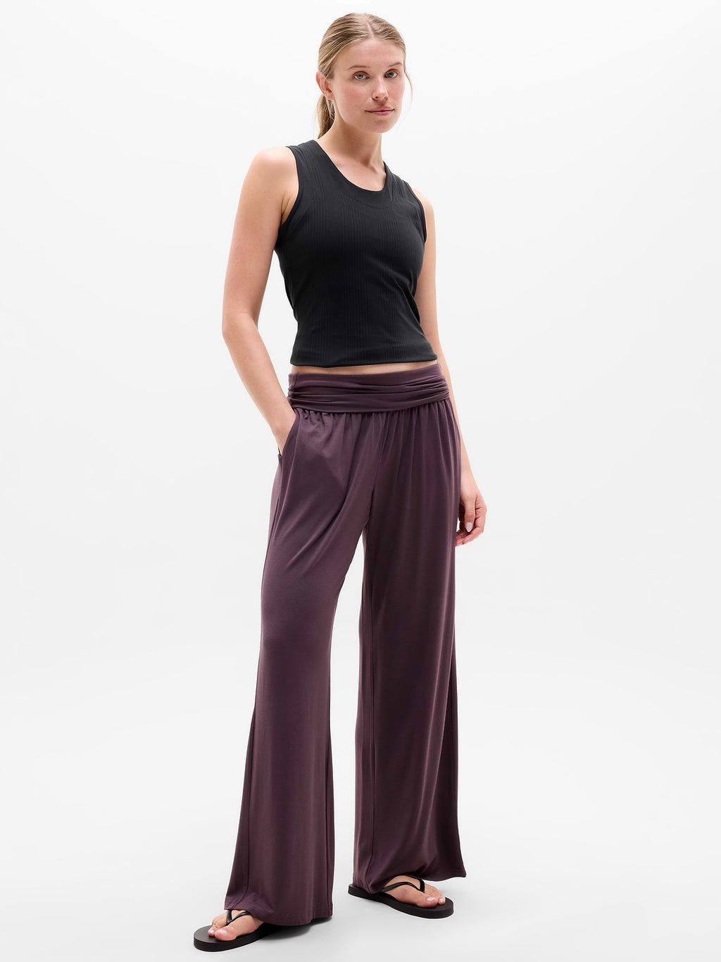 Eternity Rib Tank - Black