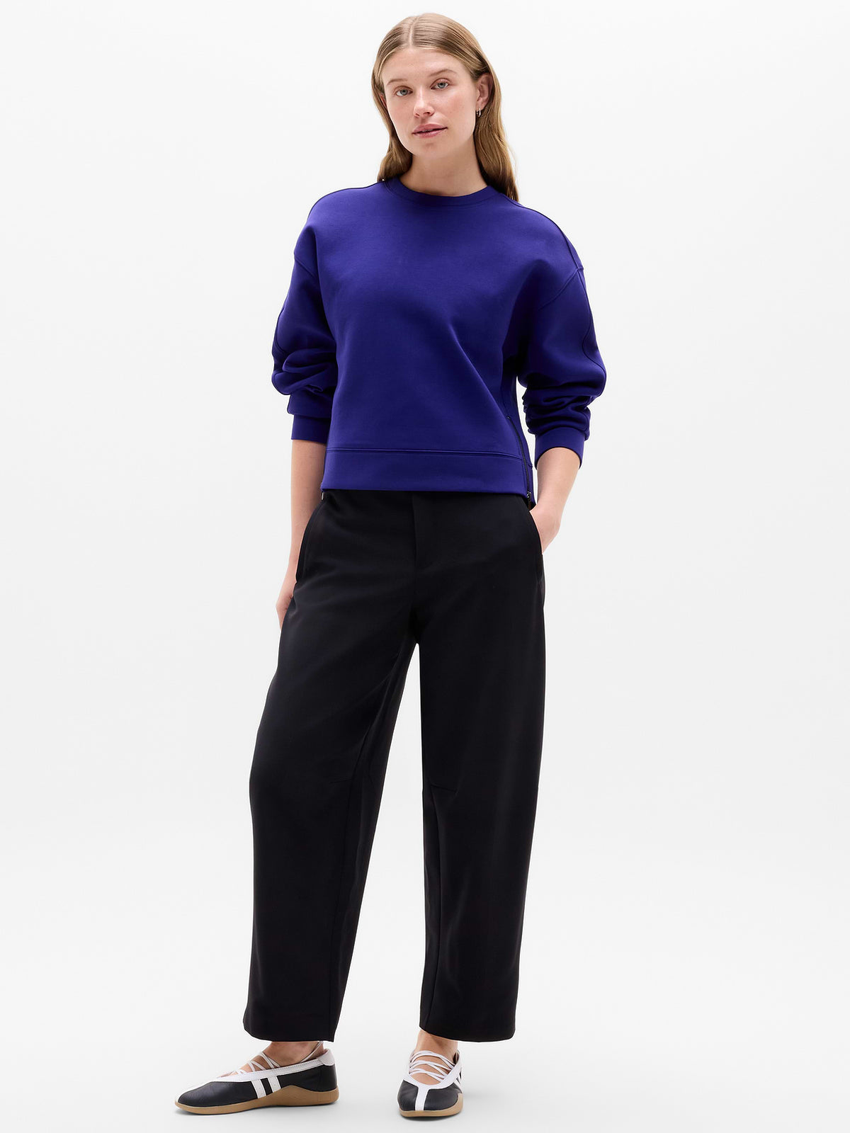 Form Knit Crew Sweatshirt - Mystic