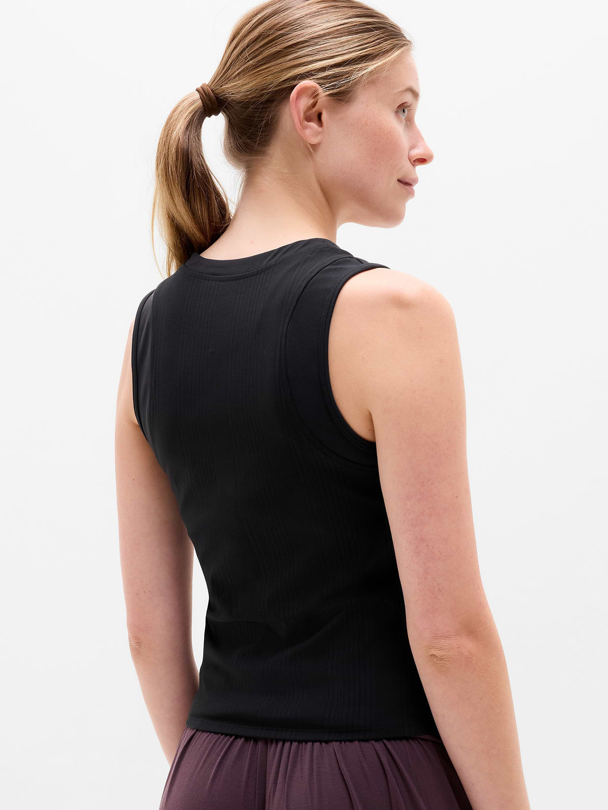 Eternity Rib Tank - Black